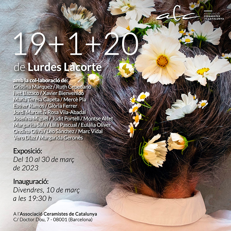 Expo portada projecte 19 + 1 Lurdes Lacorte Art Floral